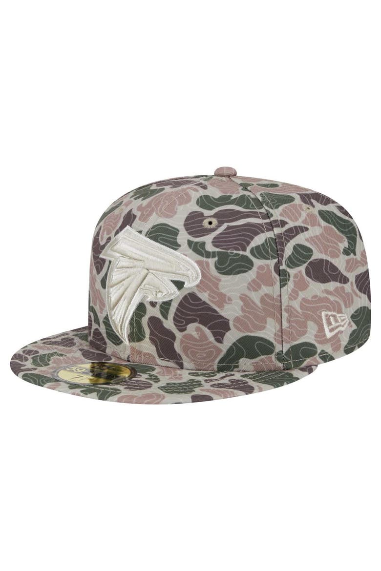 Men's New Era  Atlanta Falcons Geo Camo 59FIFTY Fitted Hat, Alternate, color, Camo
