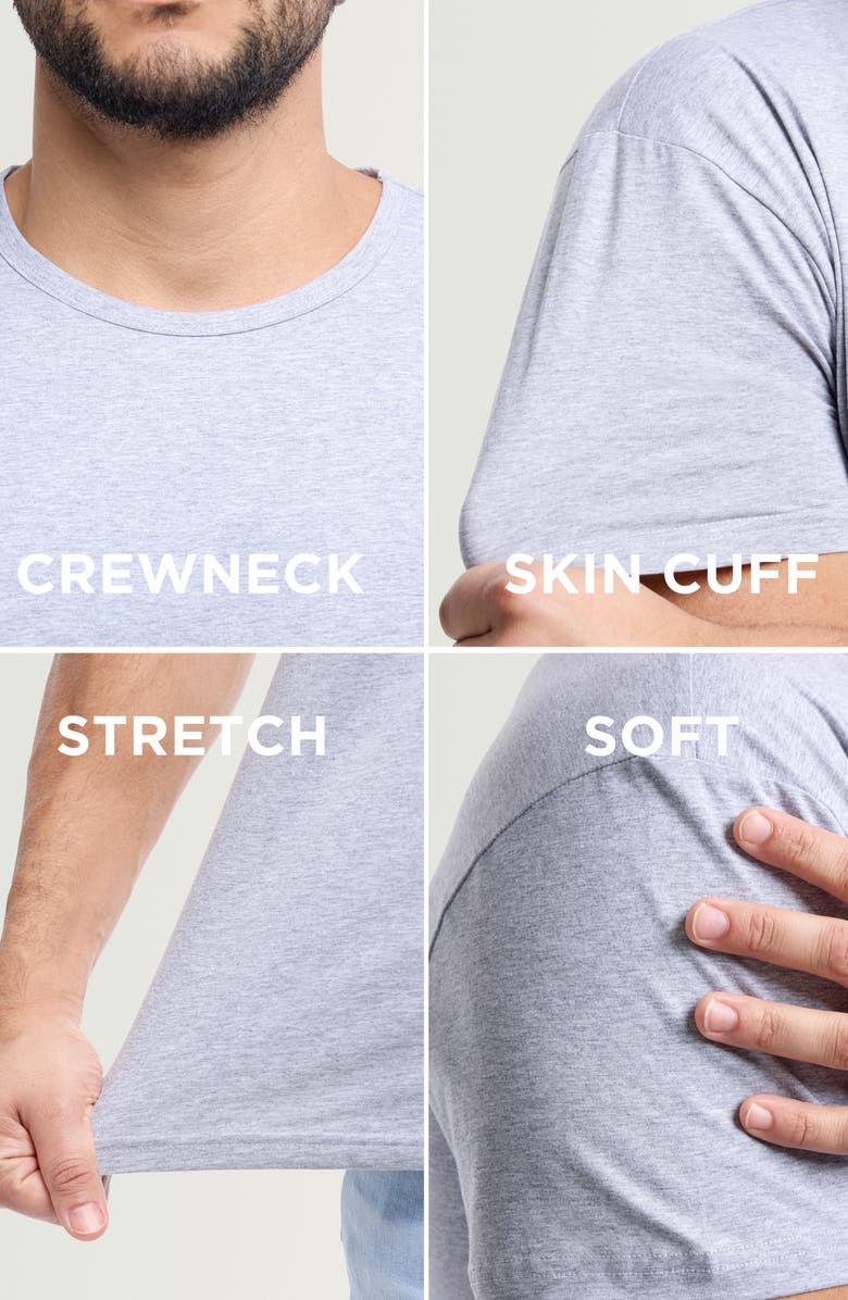 XRAY Flex Crewneck T-Shirt, Alternate, color, Cloud Grey