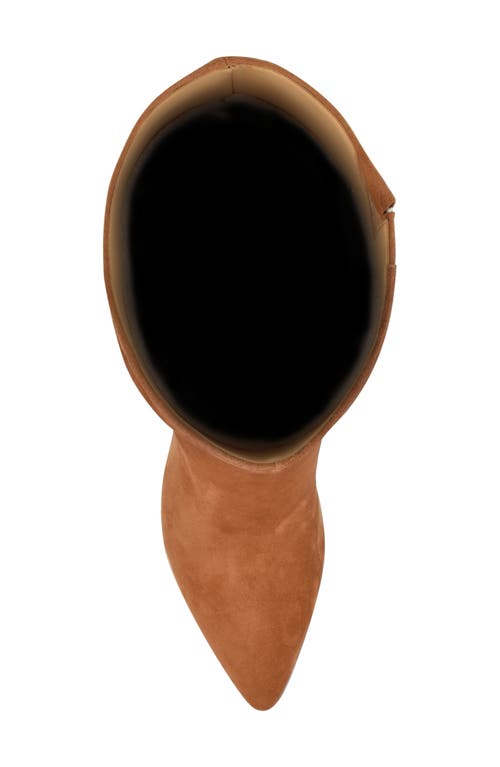 Nine West Peachey Pointed Toe Knee High Boot In Brown