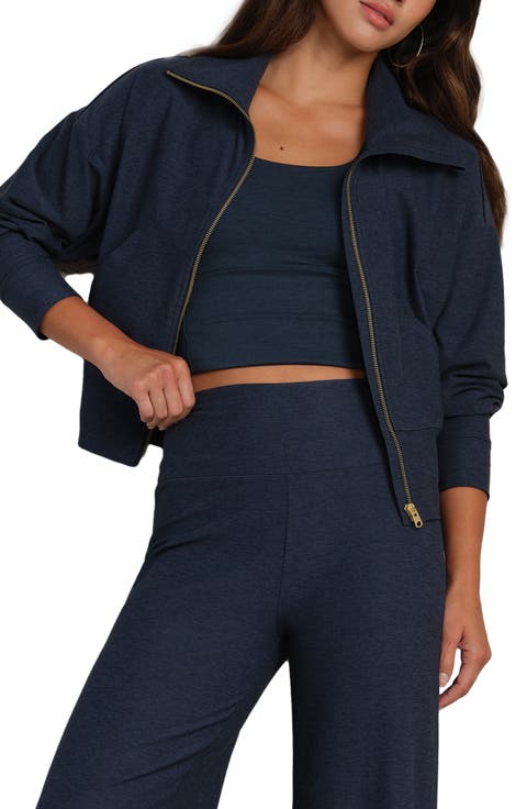 Atmosphere Crop Zip Sweatshirt