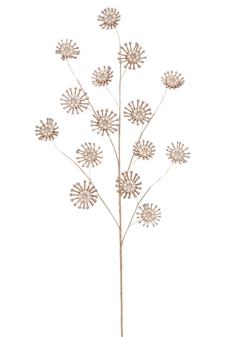 Radiant Bloom Stem Spray, Set of 6, Main, color, Champagne