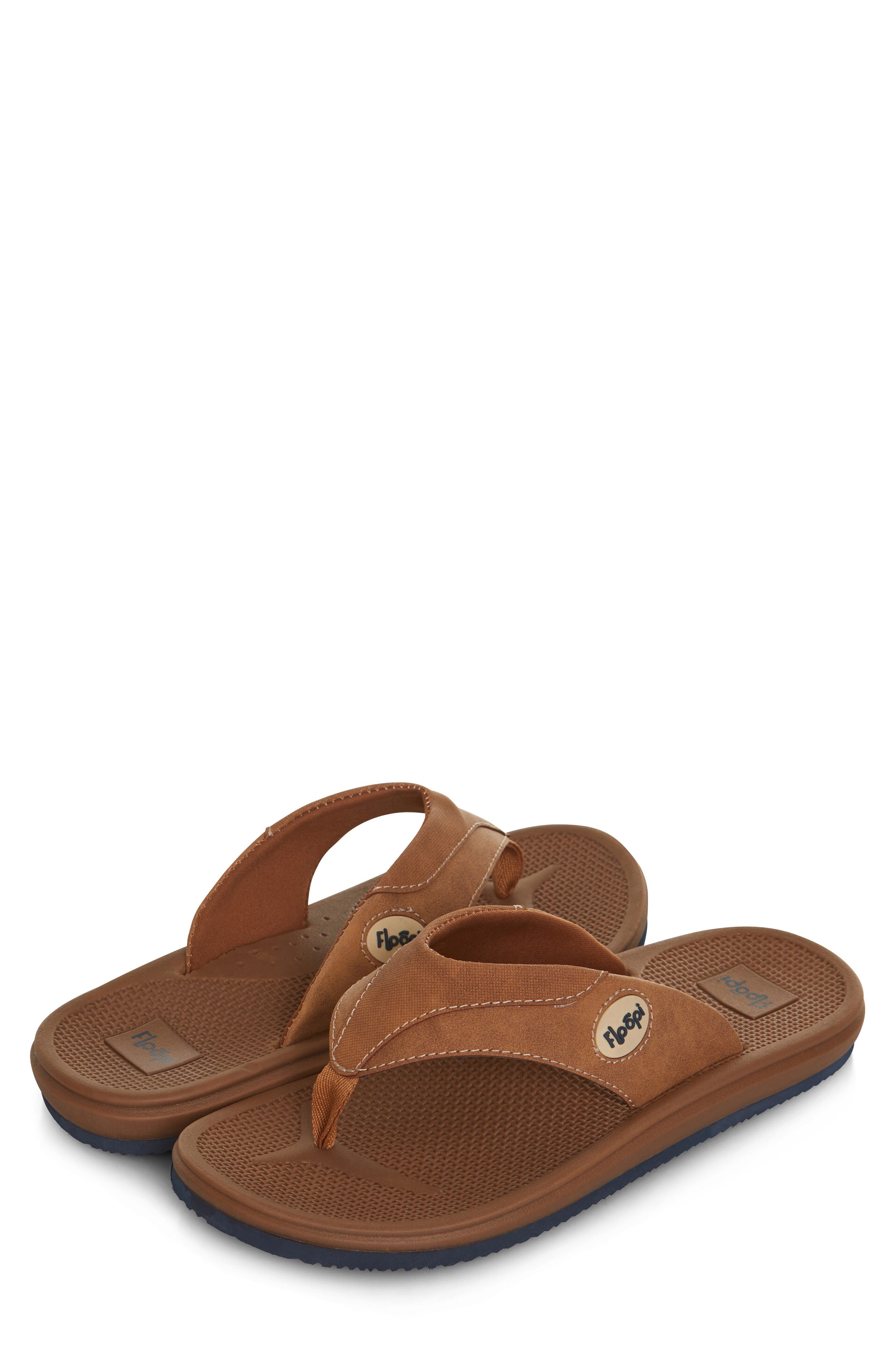 FLOOPI Michael Flip Flop, Alternate, color, Brown