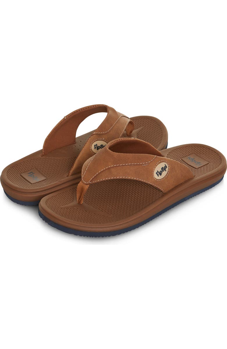 FLOOPI Michael Flip Flop, Alternate, color, Brown