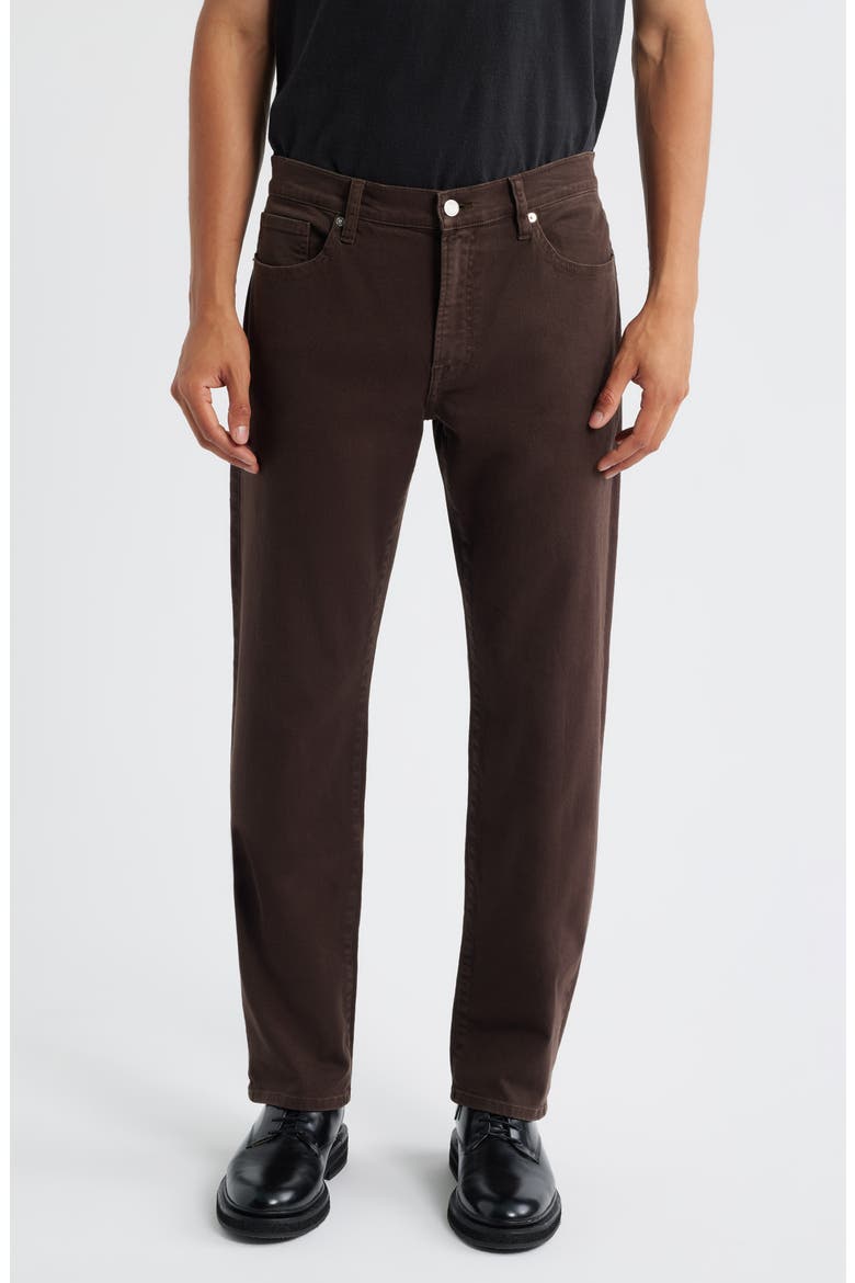 Modern Straight Jeans, Main, color, GARAGE DARK BROWN