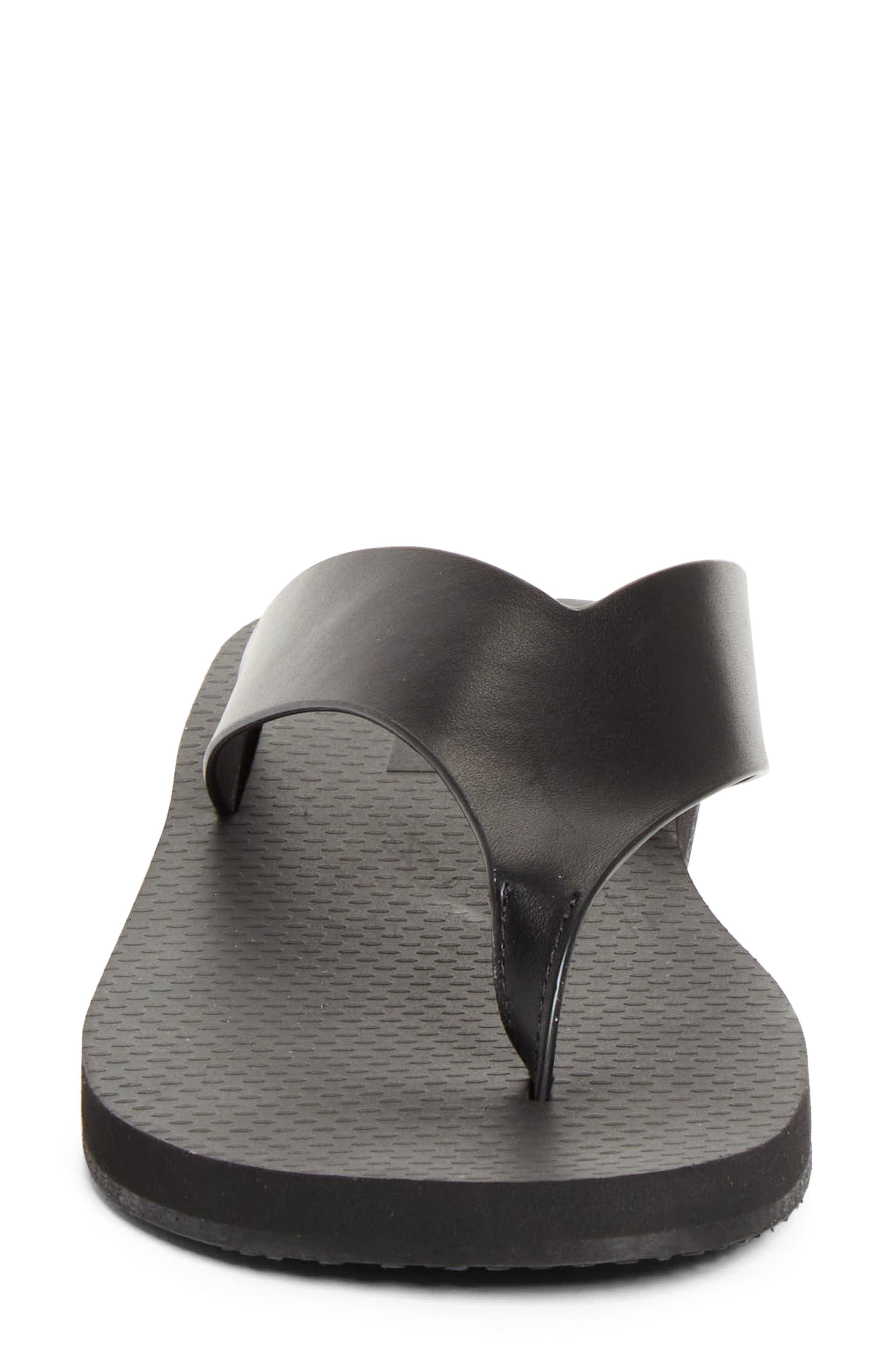 The Row Dune Classic Ginza Flip Flop, Alternate, color, Black