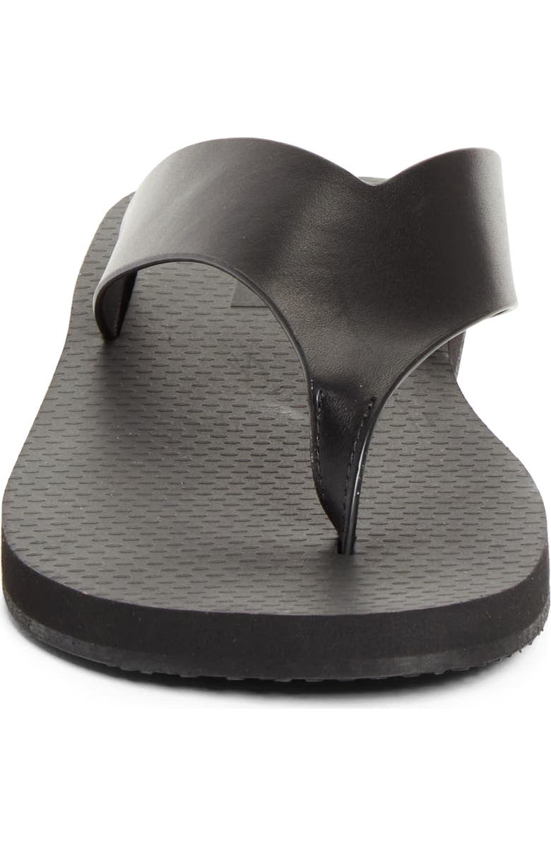 The Row Dune Classic Ginza Flip Flop, Alternate, color, Black