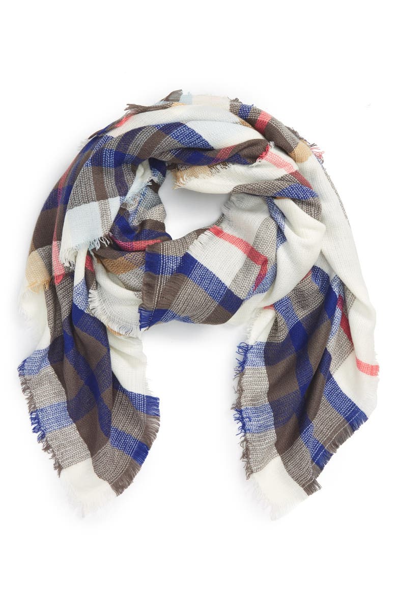 Shiraleah 'Kelly' Plaid Scarf, Main, color, 