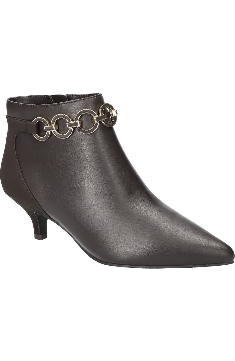 EASY STREET Jinx Pointed Toe Kitten Heel Bootie, Main, color,