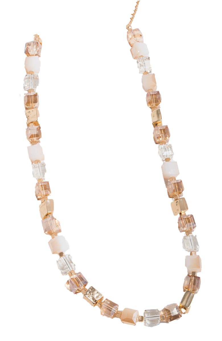 SAACHI Facet Beaded Necklace, Alternate, color, 
