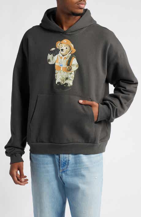 Hunter Bear Cotton Hoodie