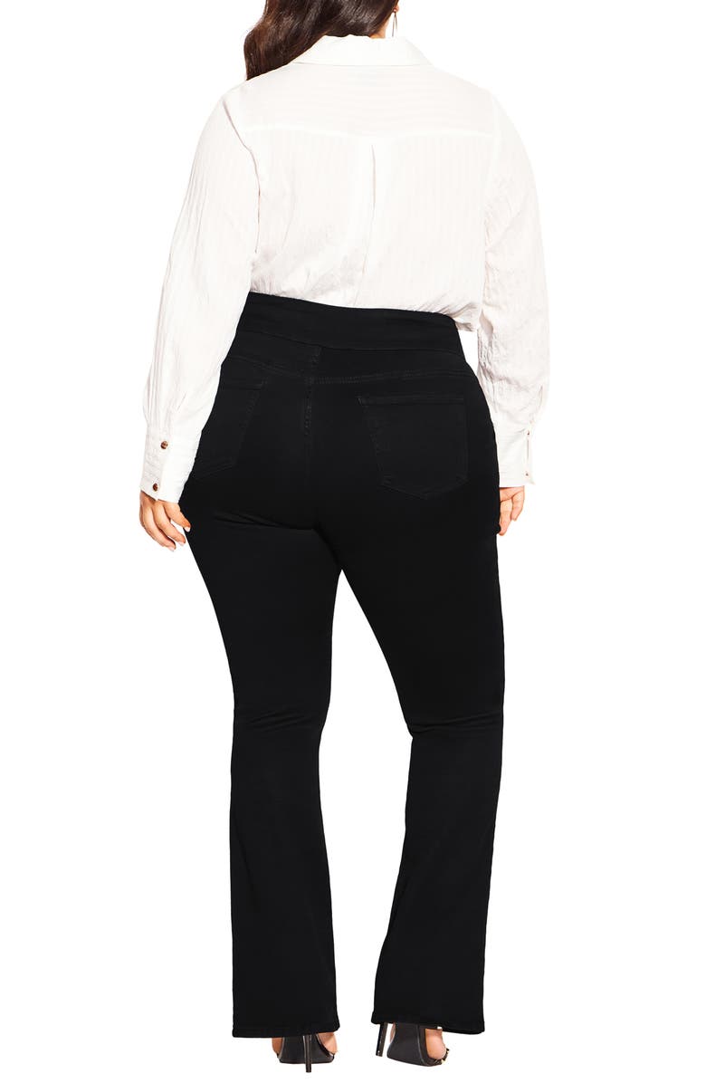 City Chic Harley Button Bootcut Jeans, Alternate, color,