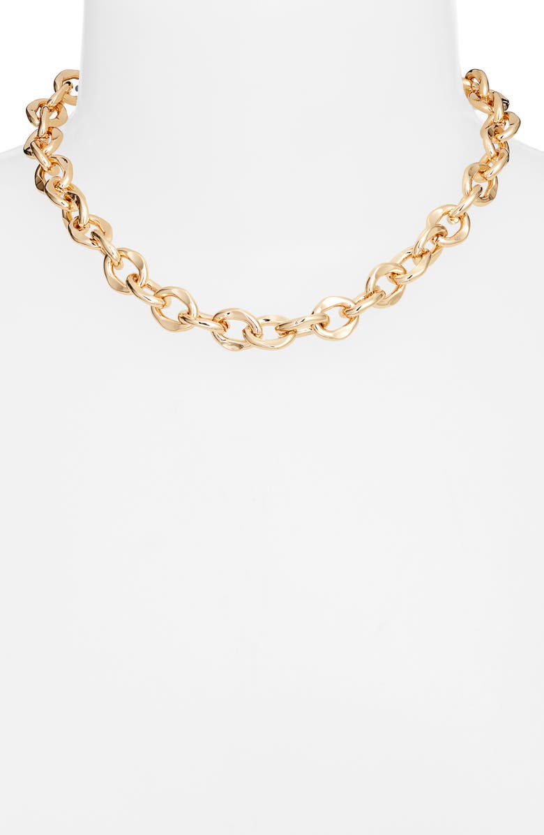 Open Edit Flat Chain Necklace, Alternate, color,