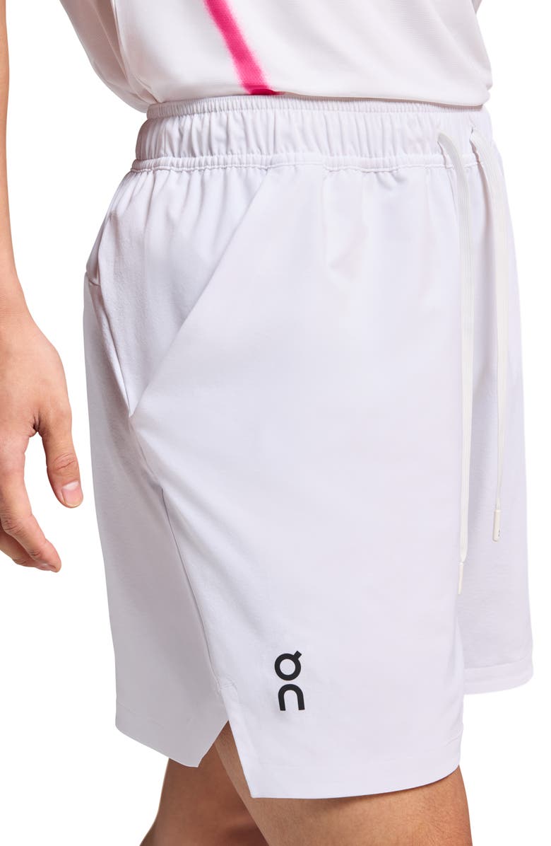 On Court Shorts, Alternate, color, White