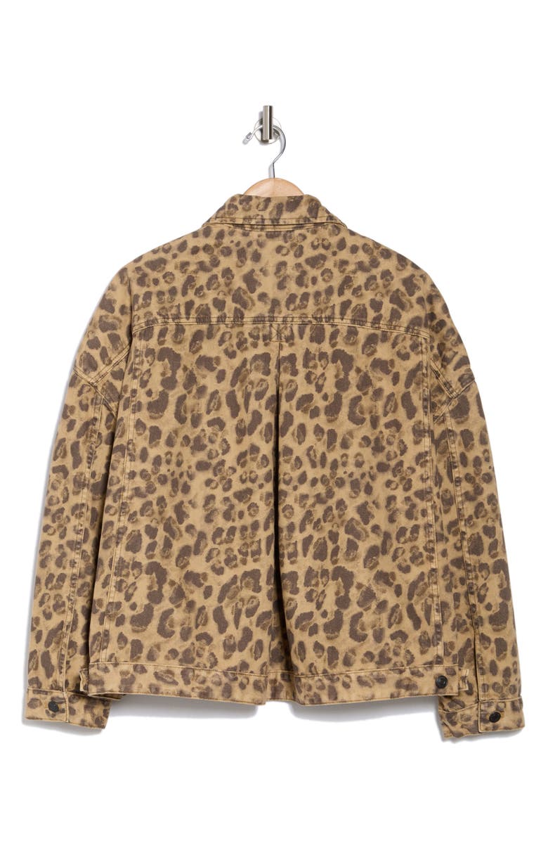 Free People Opal Swing Print Denim Jacket, Alternate, color,