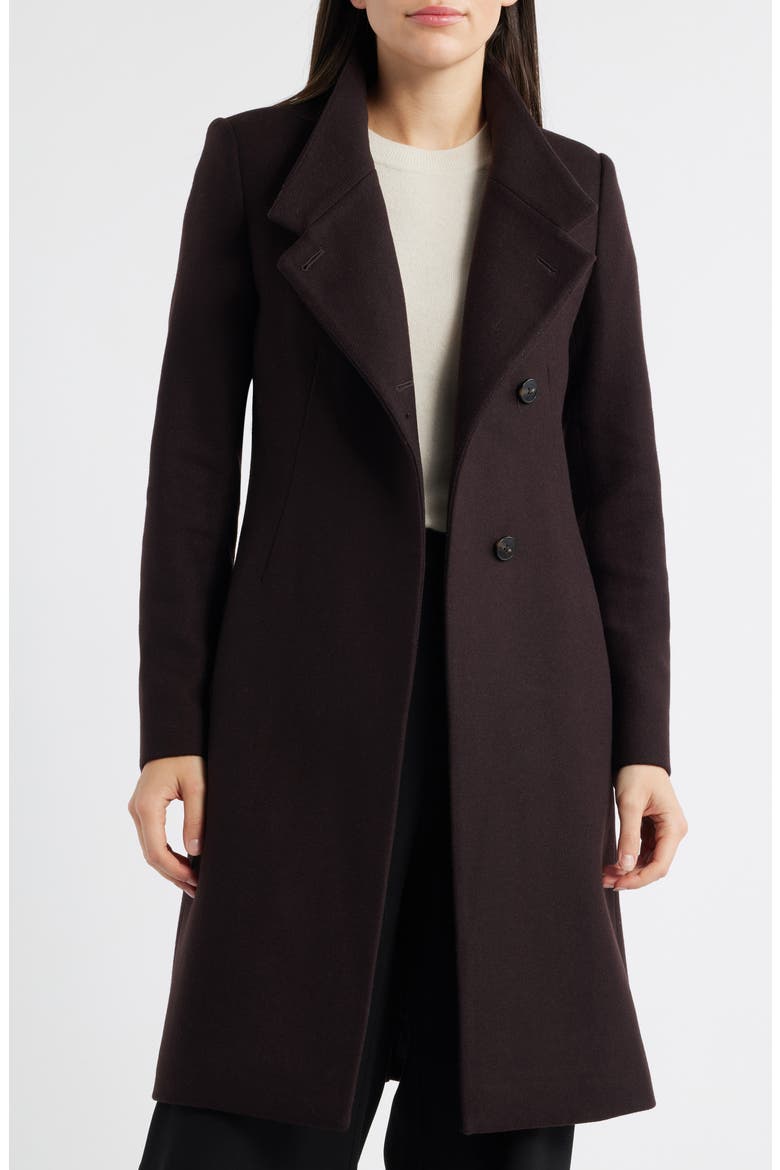 Max Wool Blend Coat, Alternate, color, CHOCOLATE BROWN