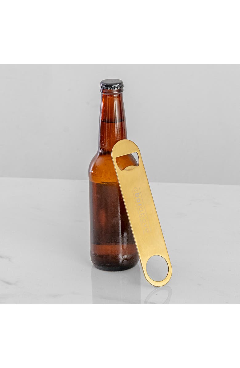 A Bar Above Gold Bar Blade Bottle Openers, 3 Pack, Alternate, color, Stainless Steel