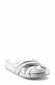 DKNY Crisscross Strap Slide Sandal