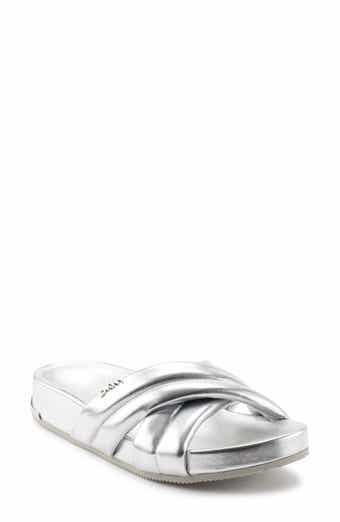 DKNY Crisscross Strap Slide Sandal