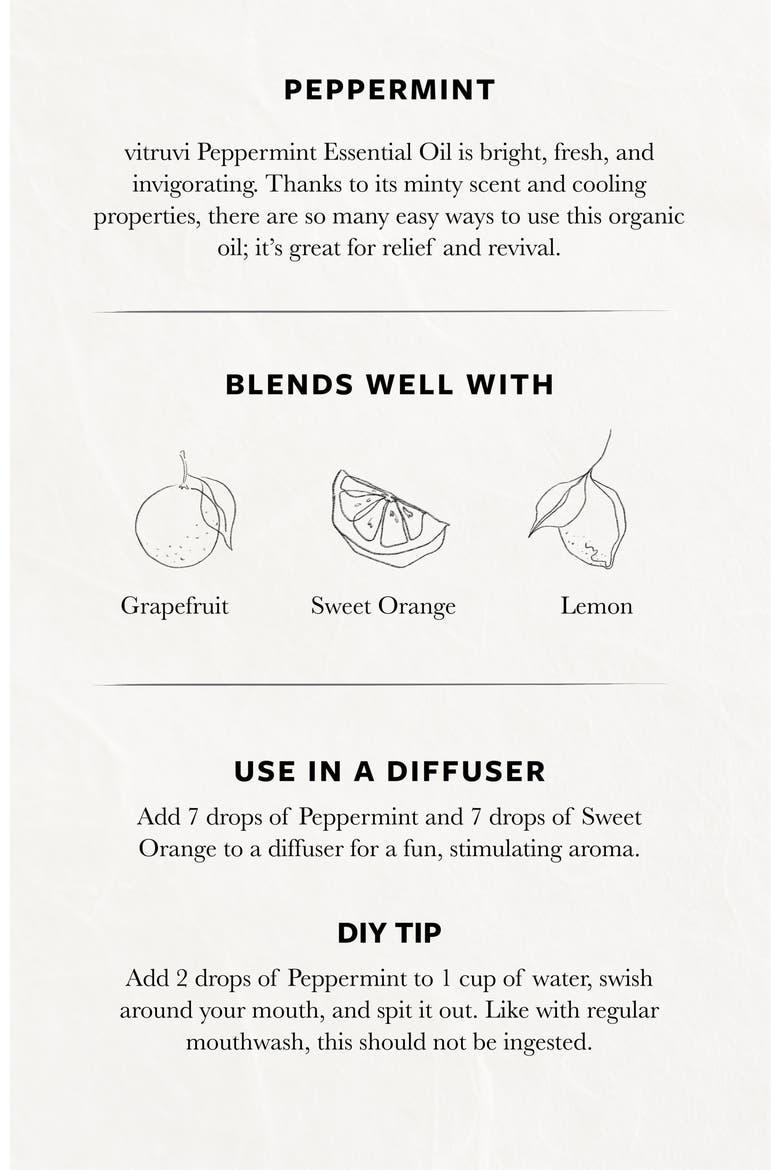Peppermint Essential Oil, Alternate, color, NO COLOR