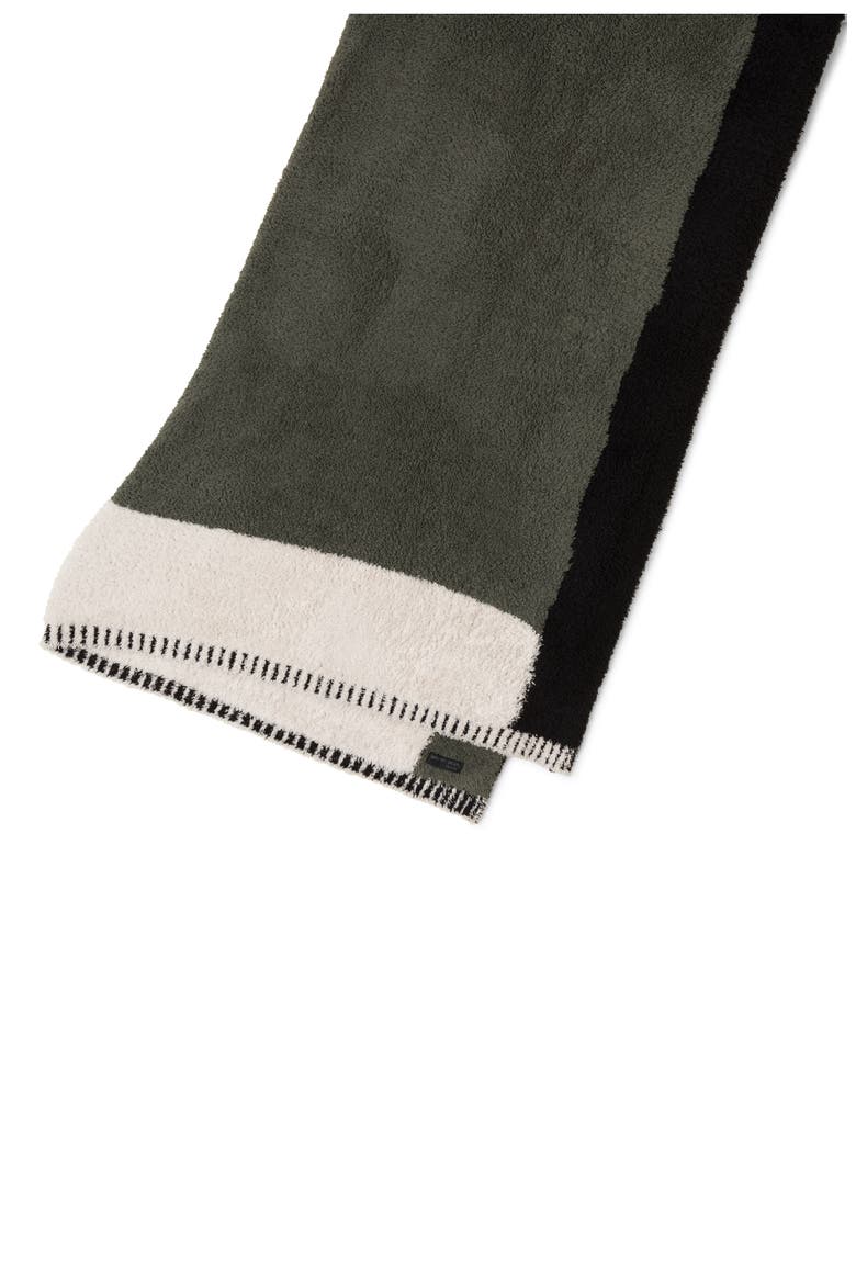 CozyChic™ Colorblock Throw Blanket, Alternate, color, KHAKI GREEN MULTI