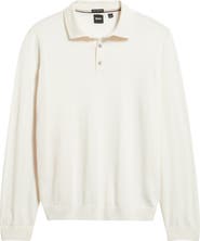 BOSS Lancione Wool Polo Sweater