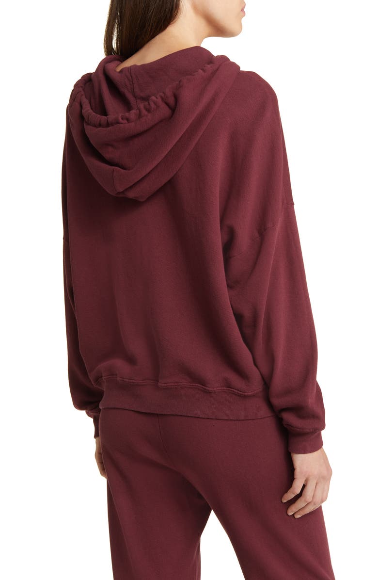 THE GREAT. The Teammate French Terry Hoodie, Alternate, color,