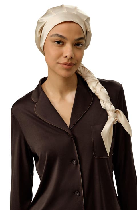 Silk Ribbon Braid Hair Cap