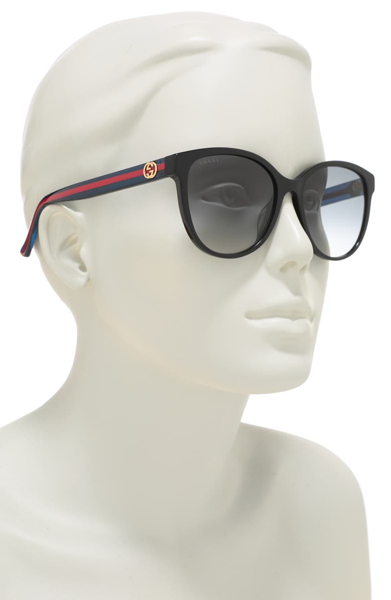Gucci 55mm Round Sunglasses, Alternate, color,