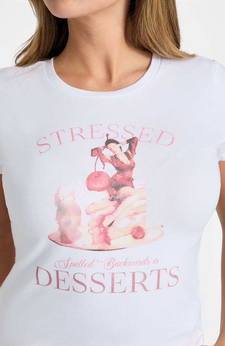 GUESS R5 Vintage Girl Organic Cotton Blend Graphic T-Shirt, Alternate, color, 