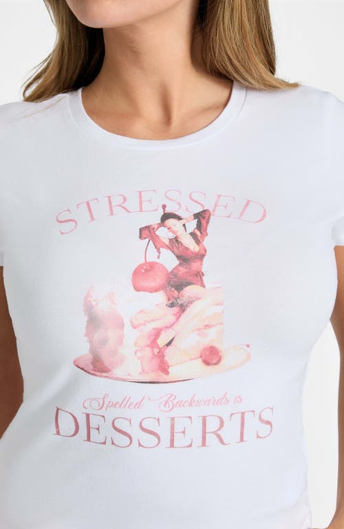 Guess R5 Vintage Girl Organic Cotton Blend Graphic T-shirt In Pure White
