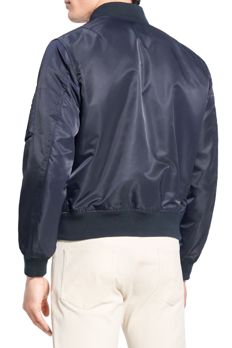 Flight Bomber Jacket, Alternate, color, BALTIC