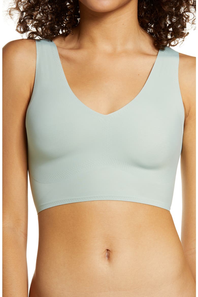 True Body V-Neck Bralette, Main, color, JADEITE