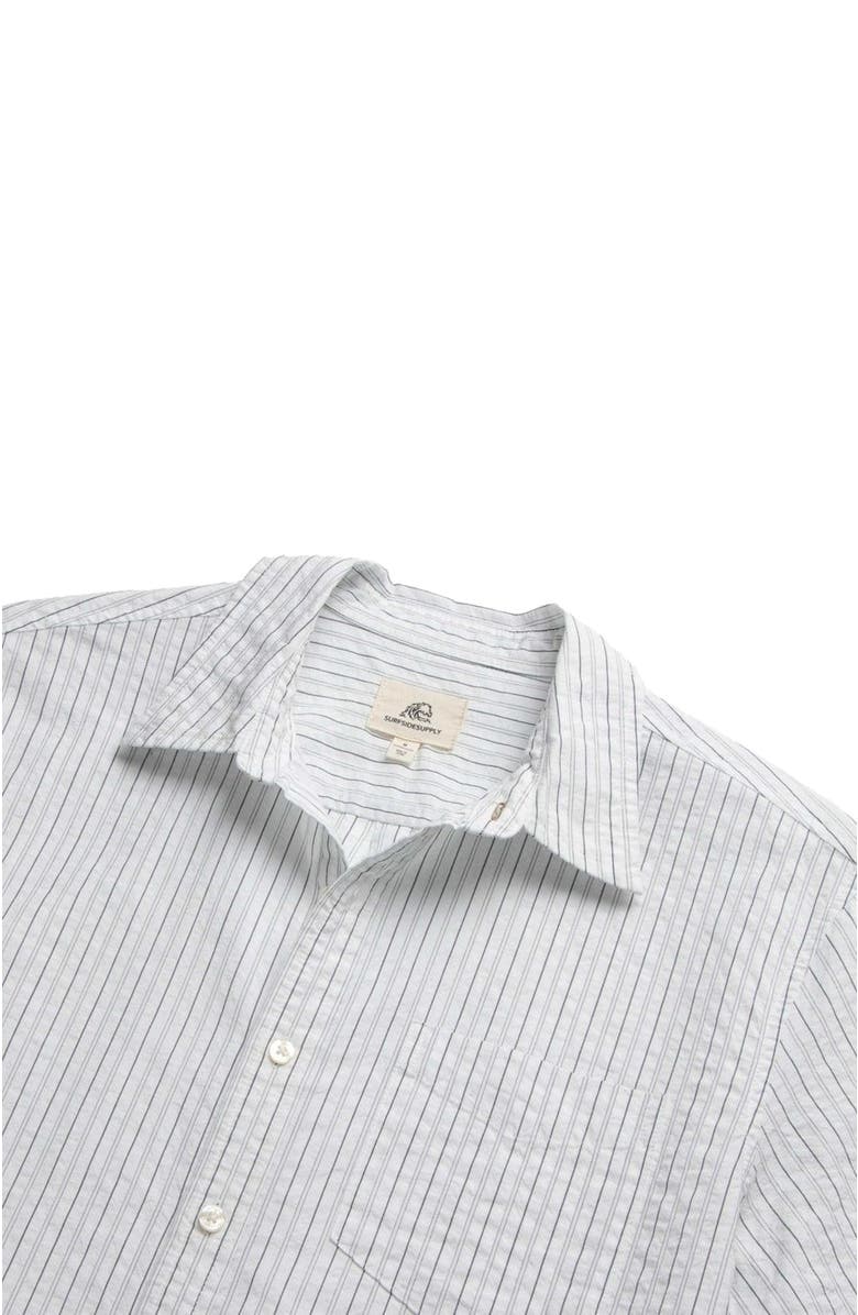 Surfside Supply Co. Joseph Crinkle Stripe Shirt, Alternate, color, 