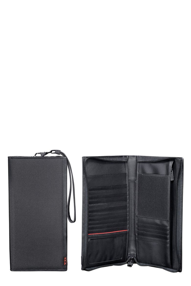 Alpha Zip Travel Case, Main, color, BLACK