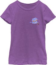 KPop Demon Hunters Girl's KPop Demon Hunters Mischievous Derpy Pocket Graphic T-Shirt