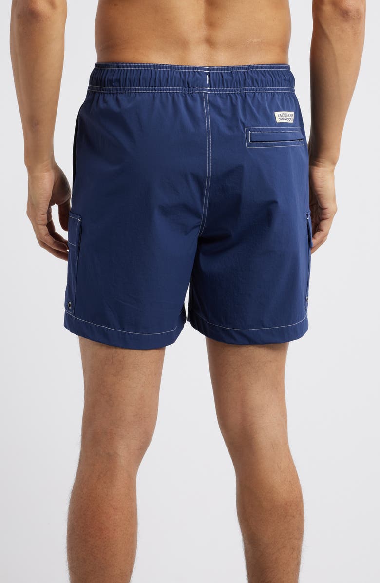 Fair Harbor Breaker Water Repellent Swim Trunks, Alternate, color, Navy