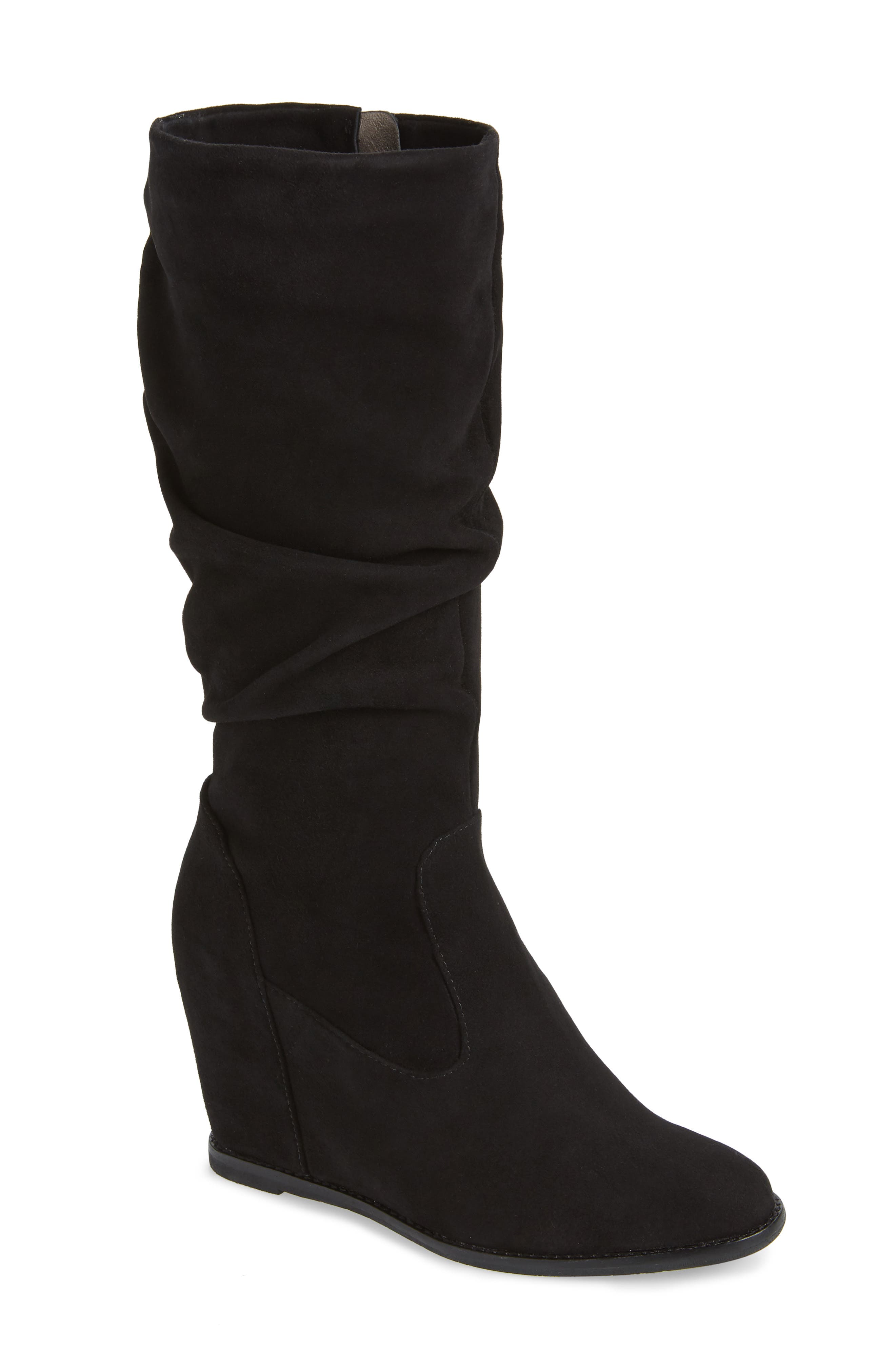 Johnston & Murphy Nicole Wedge Boot, Main, color, 