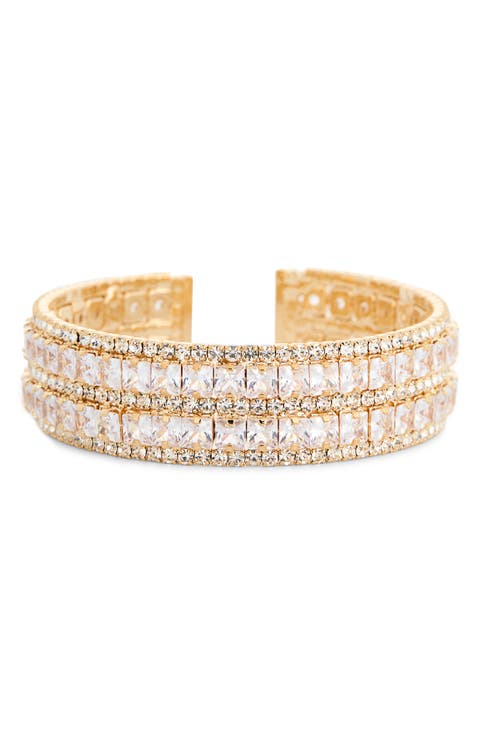 Crystal Cuff Bracelet