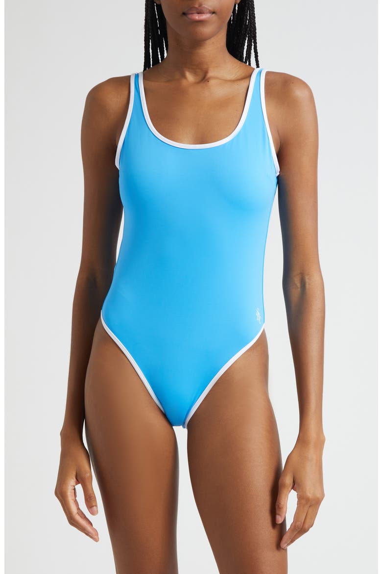 Carla One-Piece Swimsuit, Main, color, JUNIPER