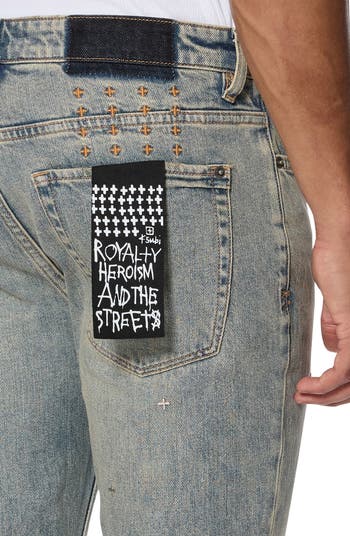 Van Winkle Stagelight Metalik Skinny Jeans