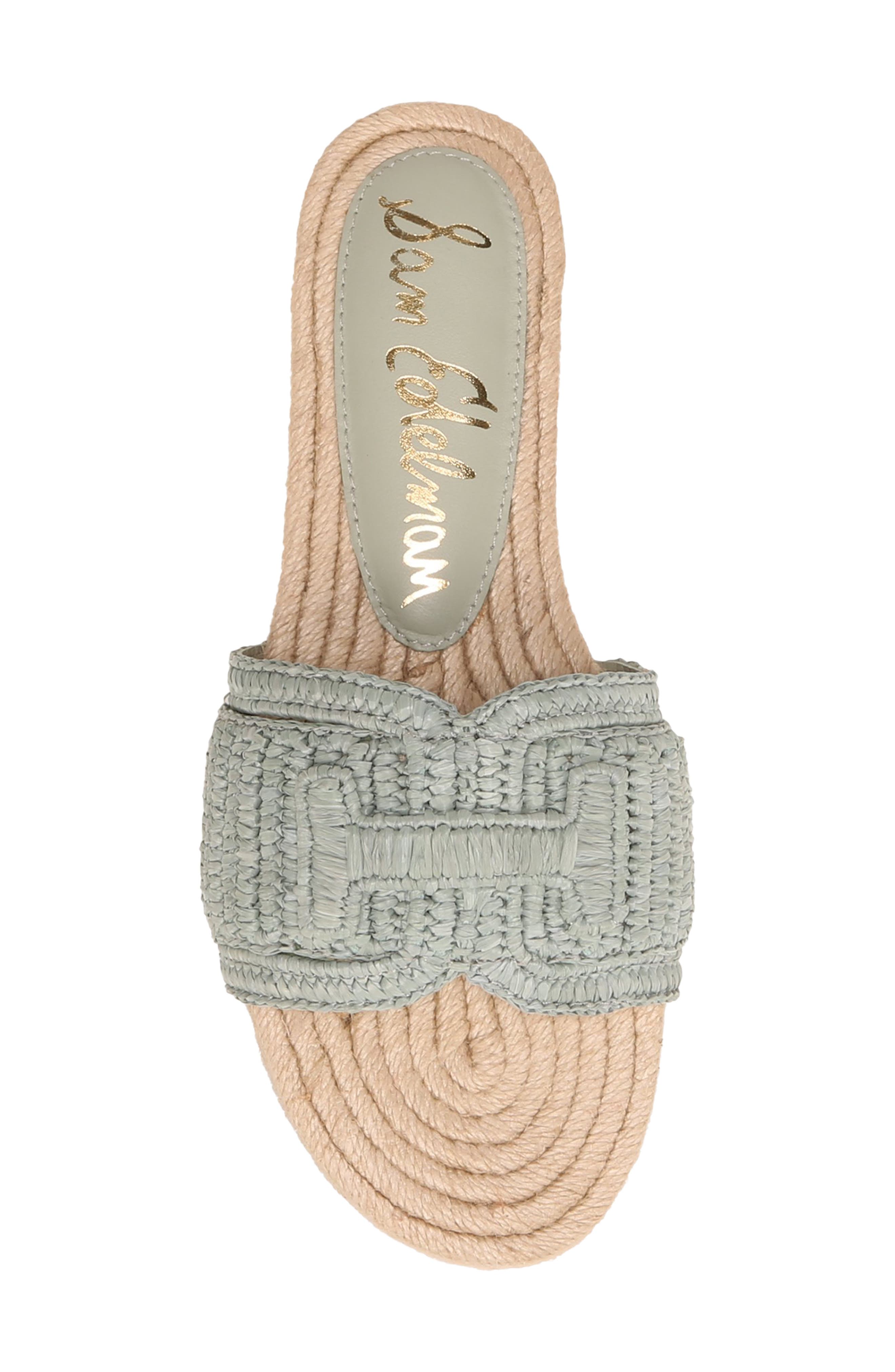 Sam Edelman Miya Slide Sandal, Alternate, color, Sage Sky