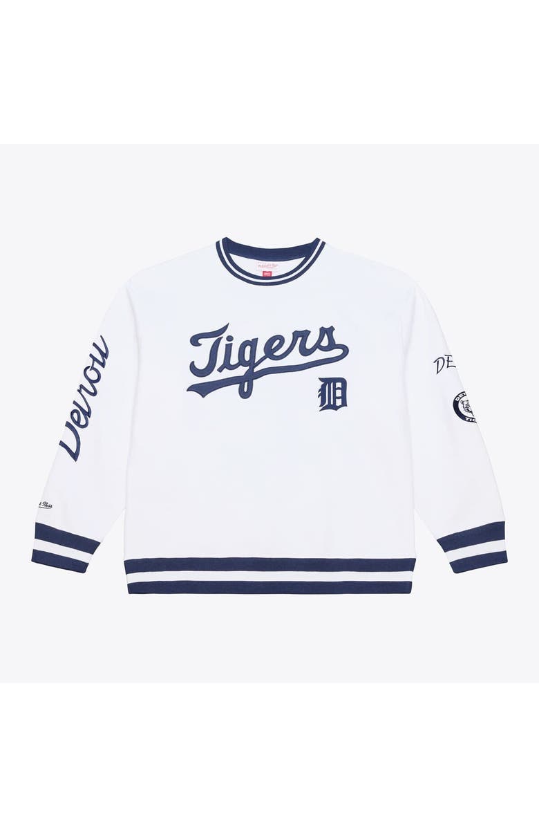 Mitchell & Ness Men's Mitchell & Ness  White Detroit Tigers Arctic Fleece Sweatshirt, Main, color, White
