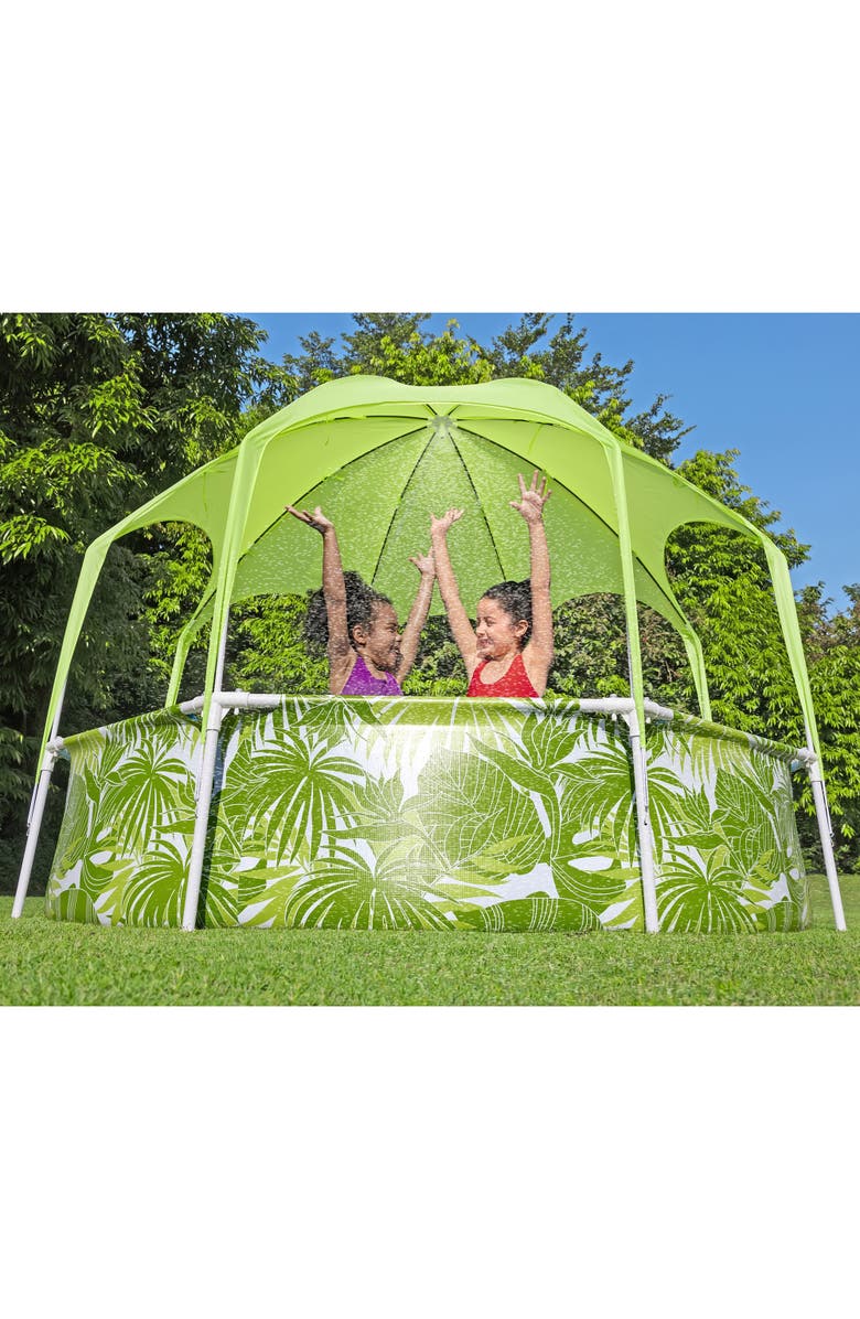 H2OGO! Splashinshade Play Pool 8' X 20" 446 ,Uv Safe Shade Cover W/ Water Mister, Alternate, color,