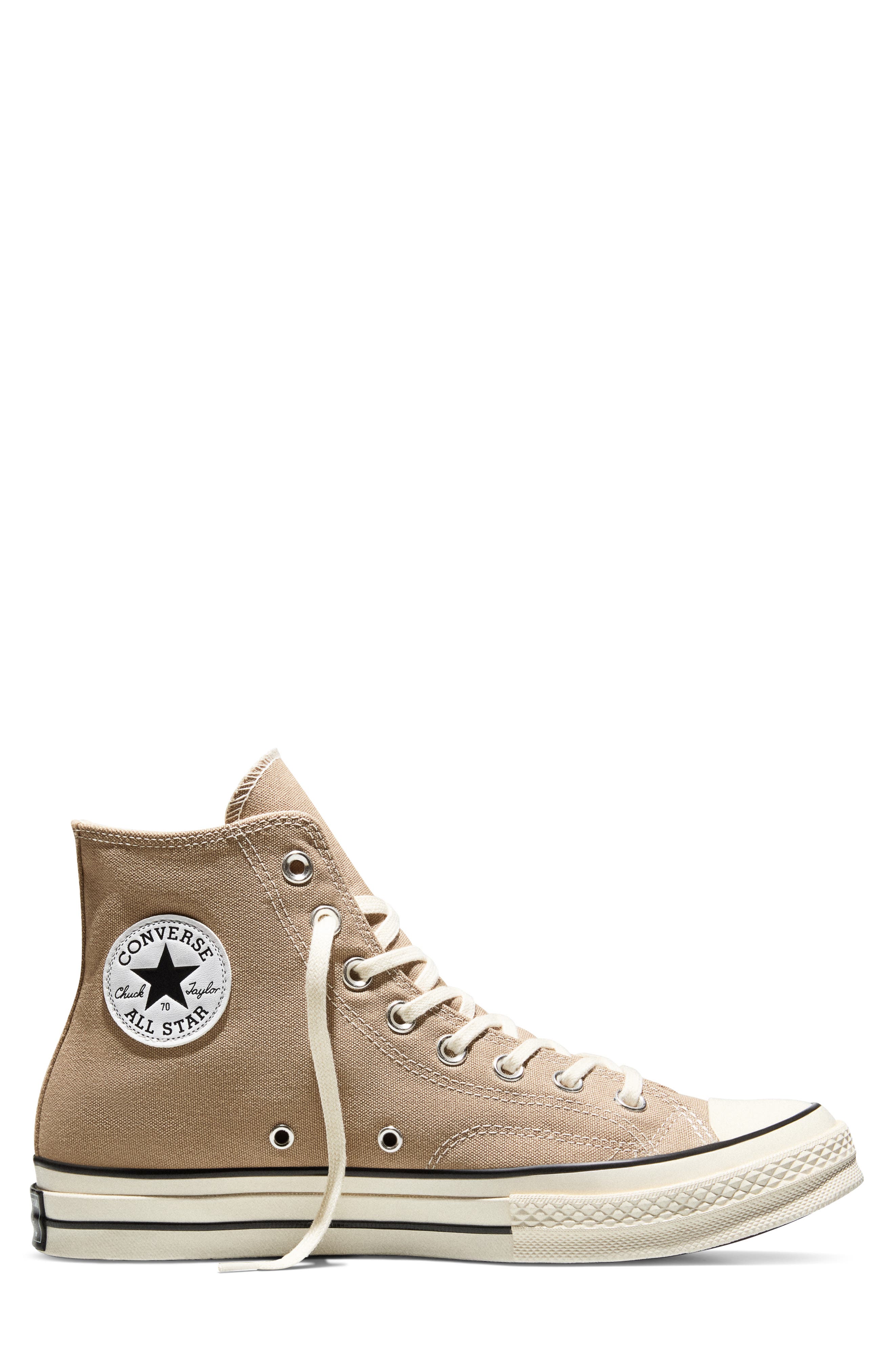 Chuck 70 High Top Sneaker, Alternate, color, VINTAGE CARGO/ EGRET/ BLACK