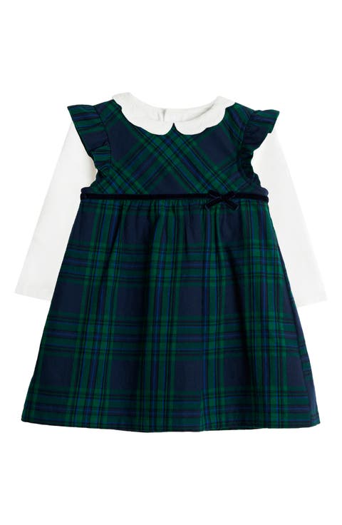 Tartan Dress & Long Sleeve Bodysuit Set (Baby)
