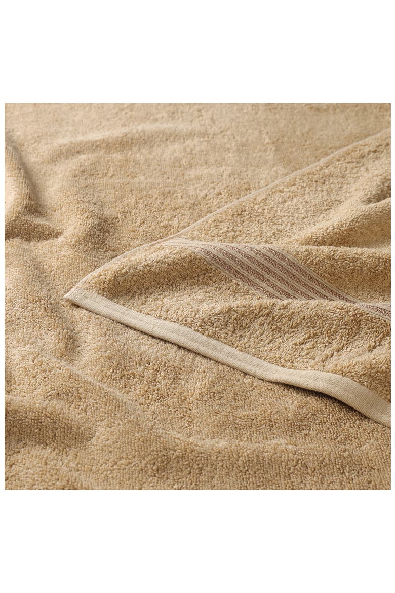 Egyptian Cotton Highly Absorbent Solid 8-Piece Towel Set, Alternate, color, TOAST