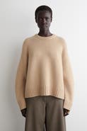 COS Chunky Pure Cashmere Crew-Neck Sweater