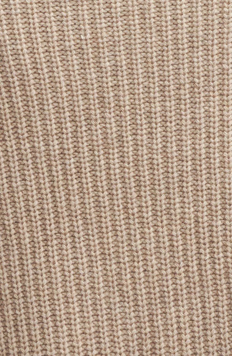 Barbour Rhonda Funnel Neck Wool Blend Sweater, Alternate, color, Honey Yellow