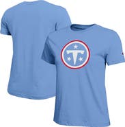Champion Women's Champion  Light Blue Tennessee Titans Logo T-Shirt