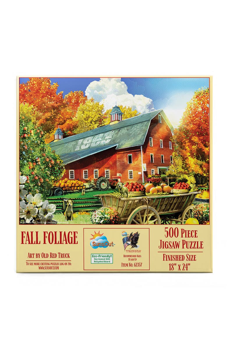 Sunsout Fall Foliage 500 piece Jigsaw Puzzle for Adults, Alternate, color, Multicolor